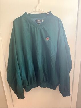 Vintage Wrangler Teal Green Jacket with Ribbed Collar